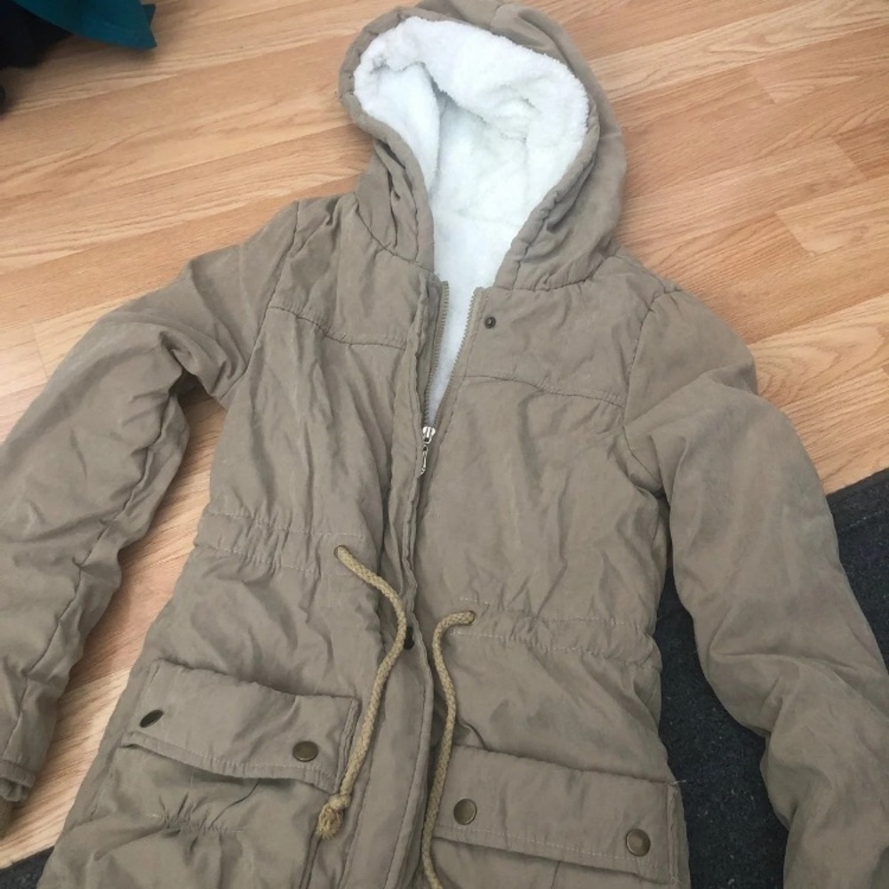 Fur faux Brown Parka